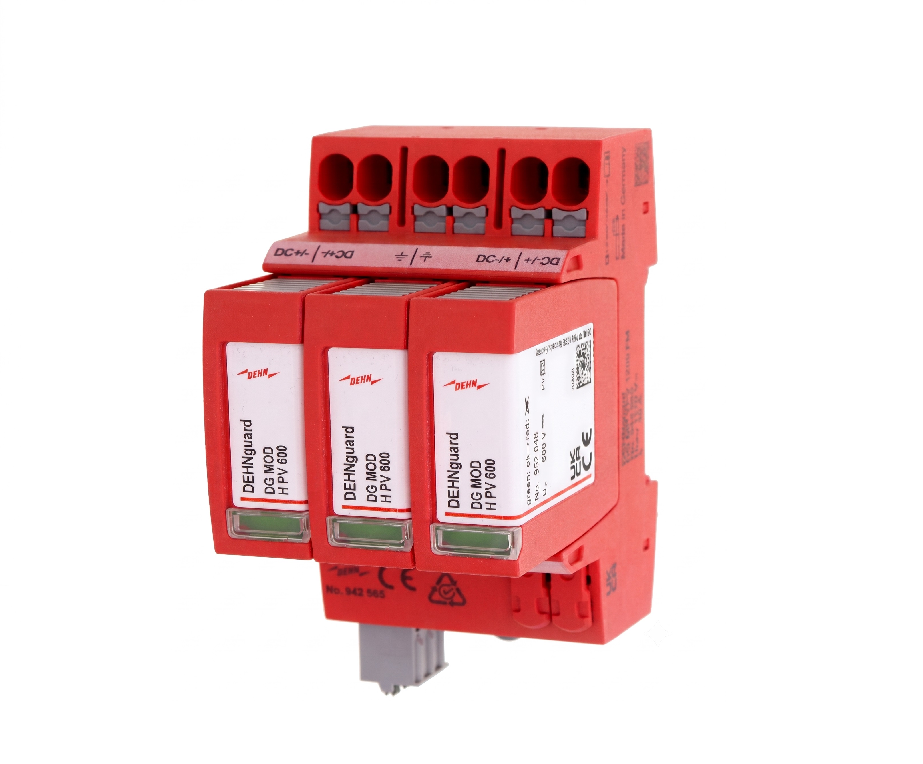 Descargador Modular de sobretensiones multipolo para instlaciones pv